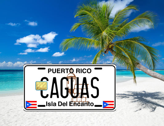 Credit card skin / Debit card decal / Custom sticker Puerto Rico ,cherry , cartoons